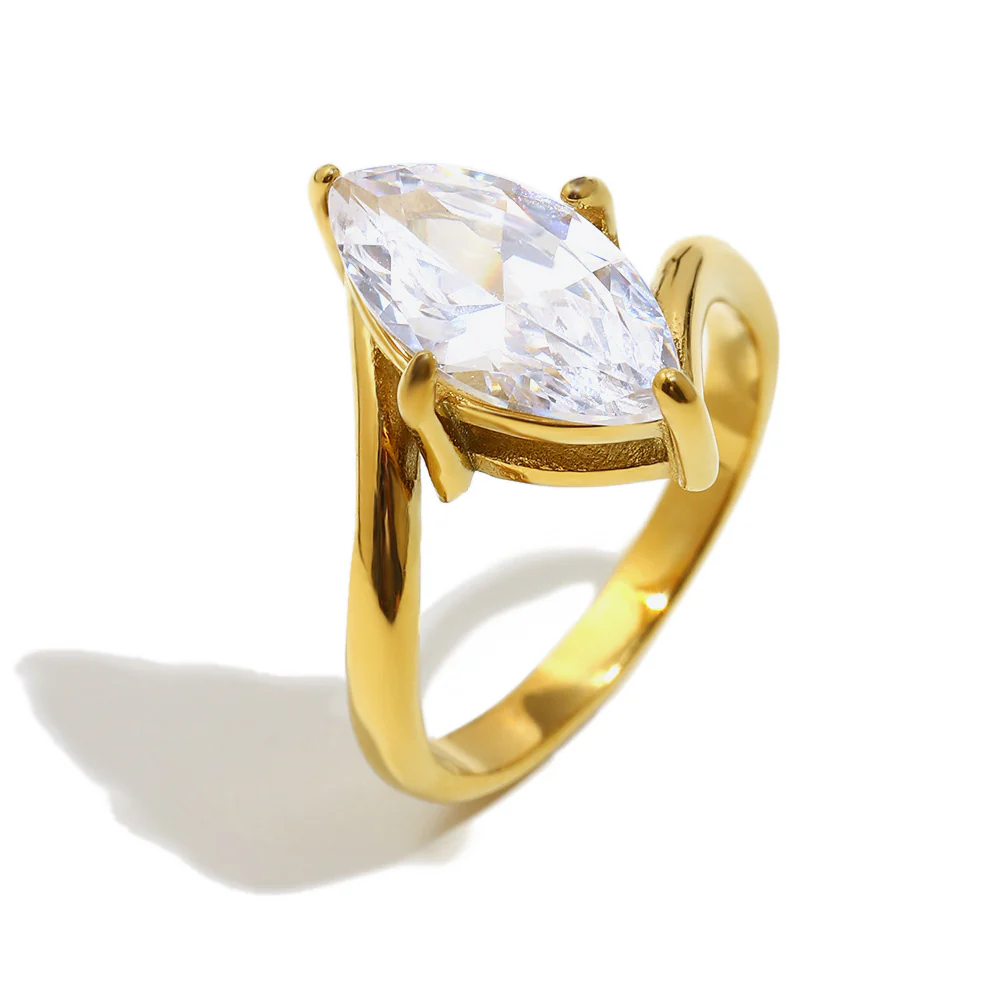 18k Gold Plated Ring # 8